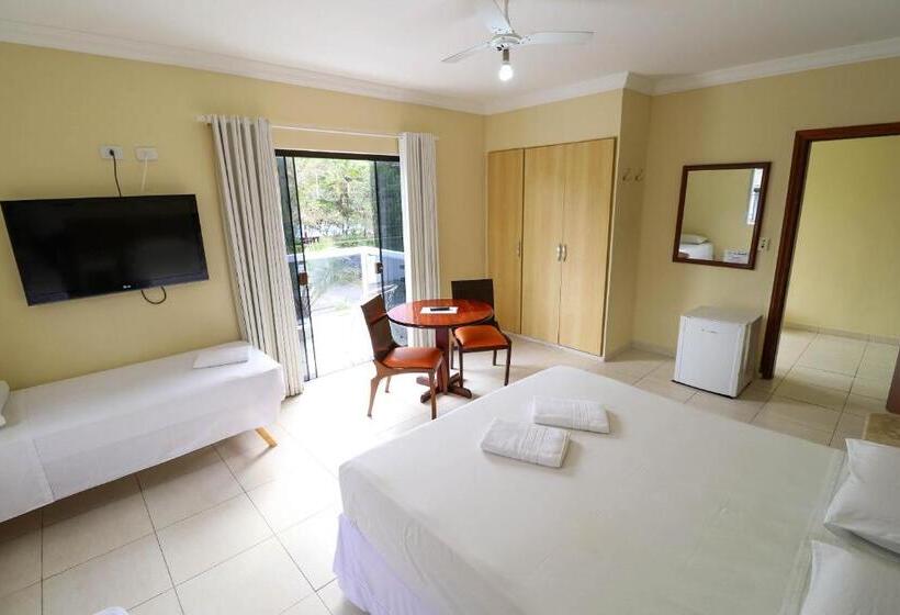 측면 바다 전망 스탠다드 3인룸, Charme Hotel Guarujá Frente Mar