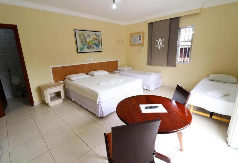 스탠다드 4인용 룸 측면 바다 전망, Charme Hotel Guarujá Frente Mar