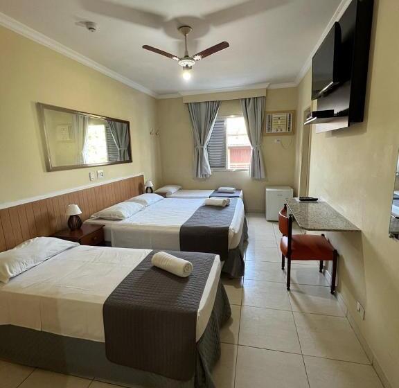 스탠다드 4인용 룸 측면 바다 전망, Charme Hotel Guarujá Frente Mar