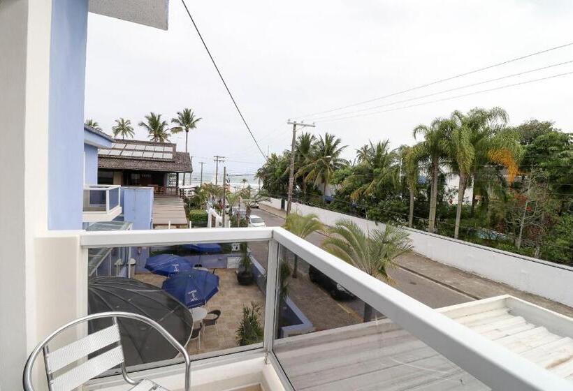 스탠다드 4인용 룸 측면 바다 전망, Charme Hotel Guarujá Frente Mar