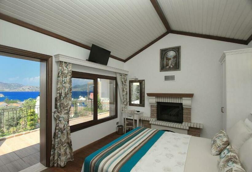 Standard Room Sea View with Balcony, Badem Tatil Evi
