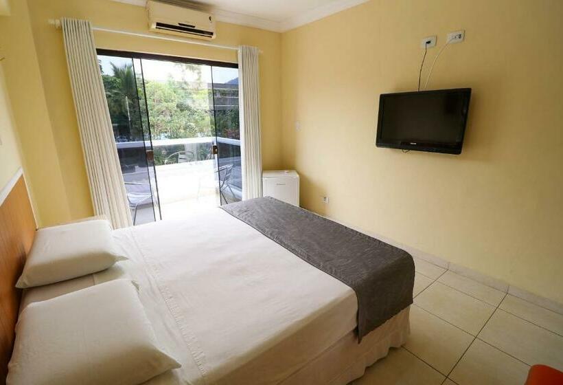 Standard Room with Balcony Side Sea View, Charme Hotel Guarujá Frente Mar