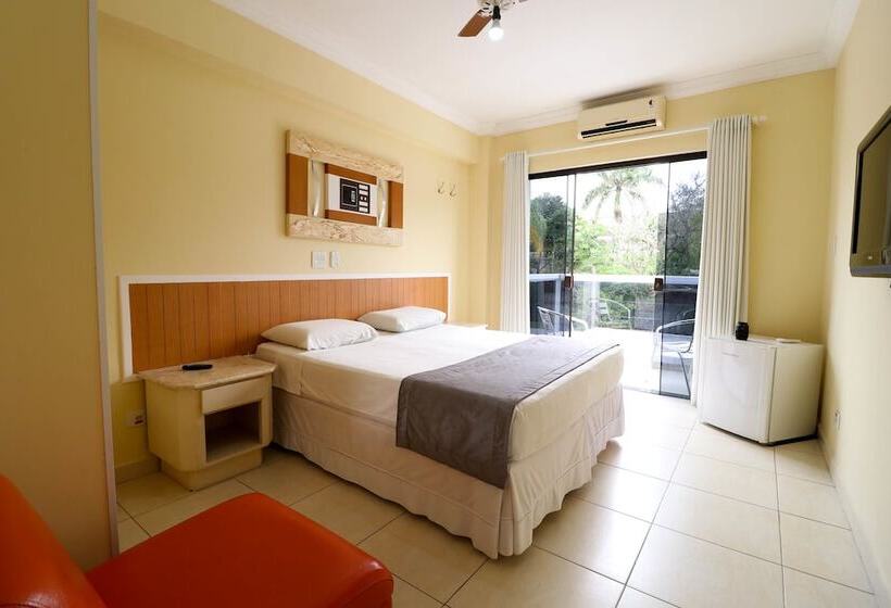 스탠다드 발코니 룸 측면 바다 전망, Charme Hotel Guarujá Frente Mar