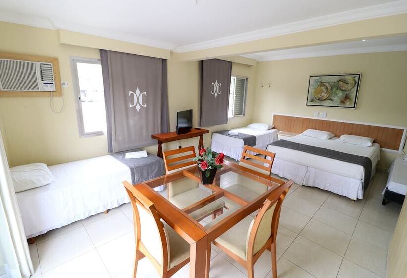 측면 바다 전망 스탠다드 3인룸, Charme Hotel Guarujá Frente Mar