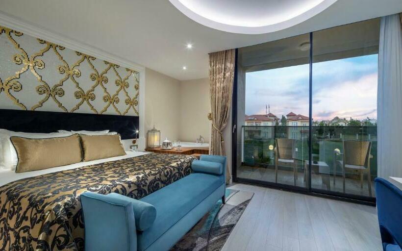 וילה עם חדר שינה אחד ובריכת שחיה, Granada Luxury Belek   Family Kids Concept