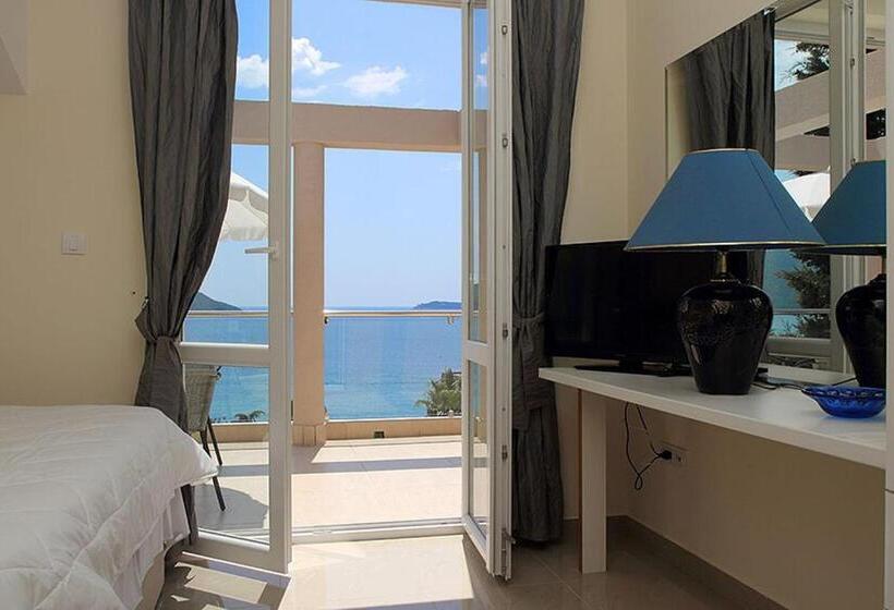 اتاق استاندارد با بالکن و چشمانداز دریا, Swiss Residence Montenegro
