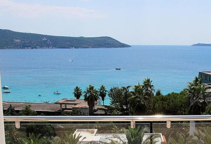 اتاق استاندارد با بالکن و چشمانداز دریا, Swiss Residence Montenegro