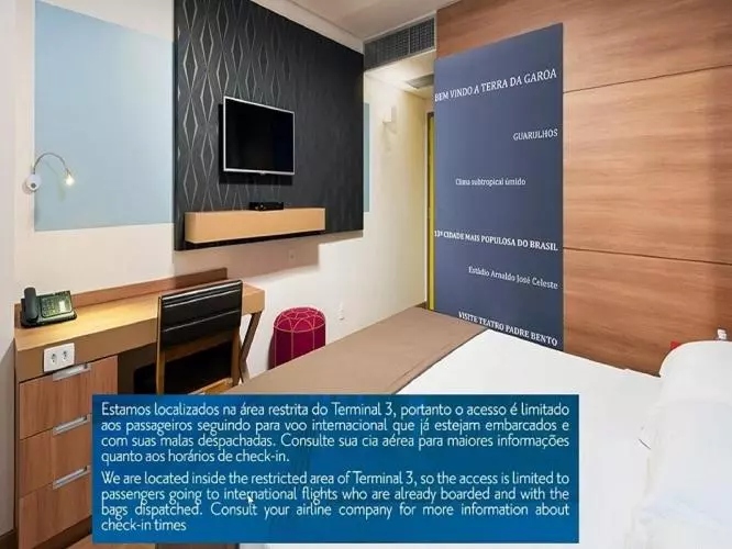 Deluxe-huone King-vuode, Tryp By Wyndham São Paulo Airport Hotel De Transito Terminal 3 Lado Ar área Restrita á Passagei