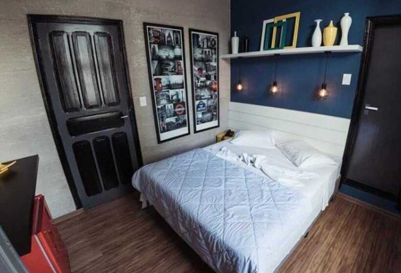 Номер Стандарт Индивидуальный, Mova Hotel D Oeste Localizado Em Frente A Praça Principal Da Cidade, Na área Central Pé Na Praça