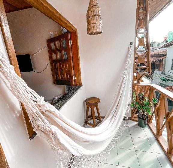 חדר סטנדרט לשלושה עם מרפסת, Pousada Estevao