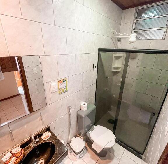 חדר סטנדרט לשלושה עם מרפסת, Pousada Estevao