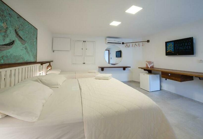 Трехместный Номер Стандарт с Балконом, Pousada Quatro Estações