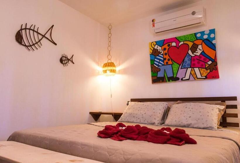 带大床的豪华间, Pousada Casa Do Cocotier