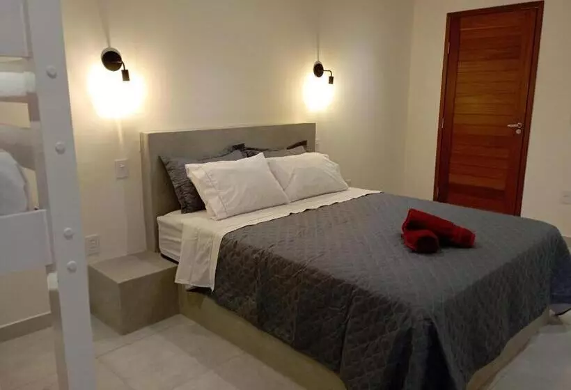デラックスの４人部屋, Pousada Casa Do Cocotier