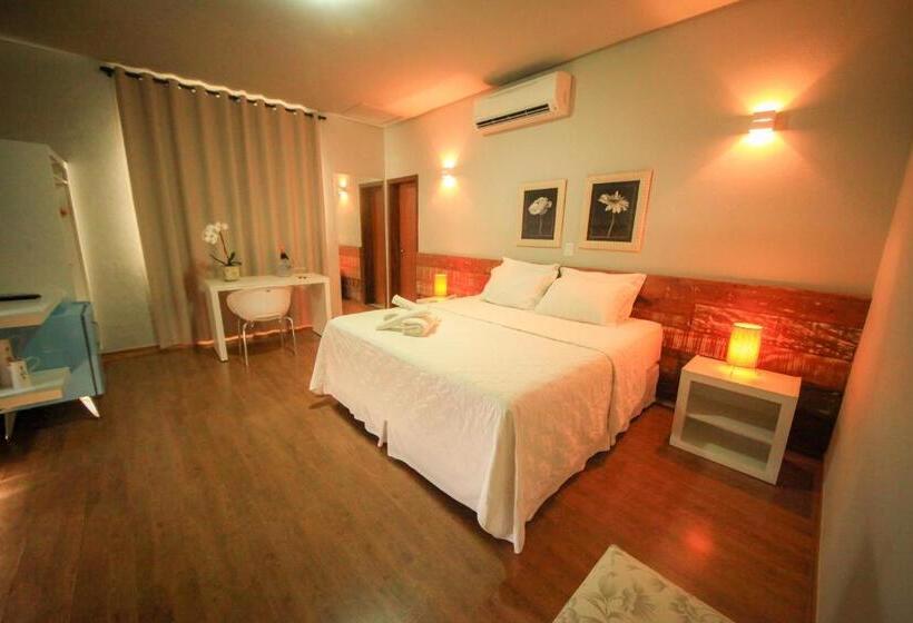 带大床的标准间, Pousada Parador Da Figueira