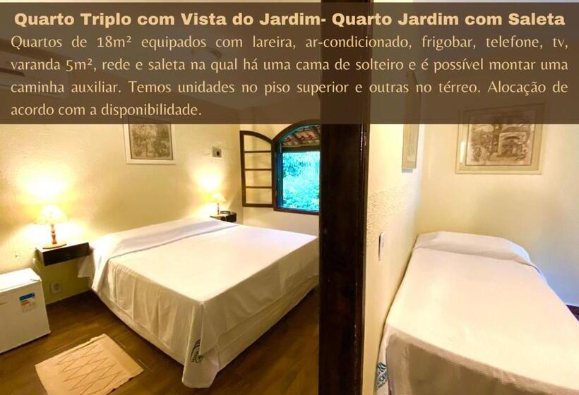 스탠다드 트리플 룸 가든 전망, Da Cachoeira