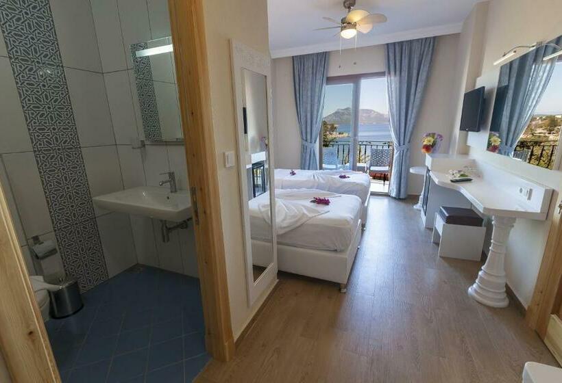 海景标准间带阳台, Kumluk Otel