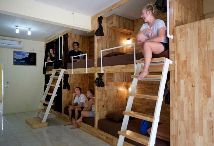 共用房间的床, Coco Khao Sok Hostel