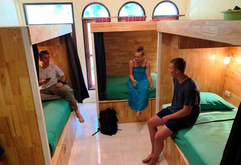 共用房间的床, Coco Khao Sok Hostel