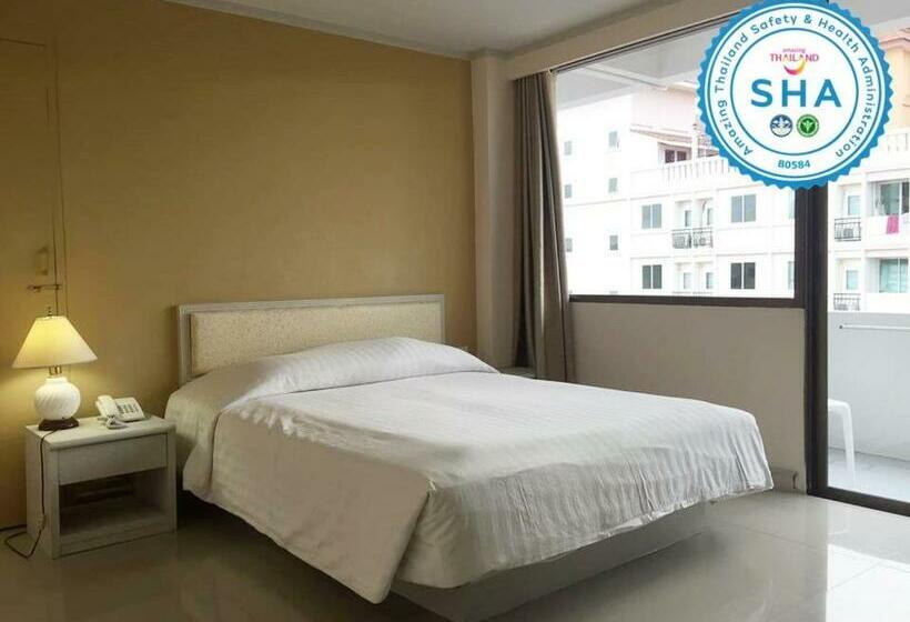 Номер Стандарт с Балконом, Jomtien Longstay Hotel Sha Plus Certified
