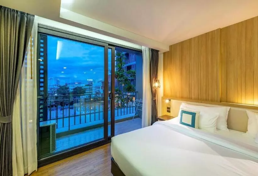 プールの見えるデラックスルーム, Plaai Prime Hotel Rayong Sha Extra Plus