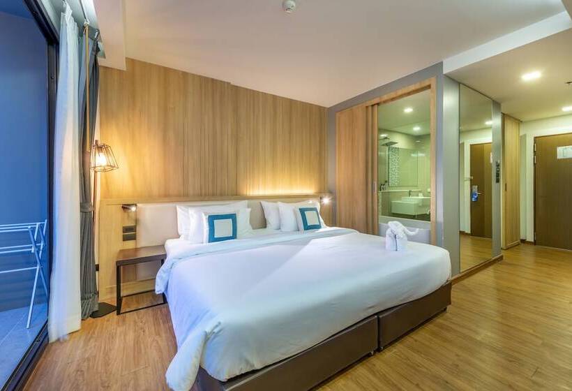 풀장 전망 디럭스 룸, Plaai Prime Hotel Rayong Sha Extra Plus