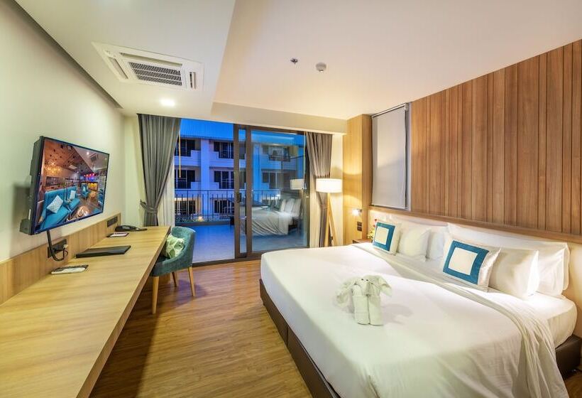 스탠다드 스튜디오 풀장 전망, Plaai Prime Hotel Rayong Sha Extra Plus