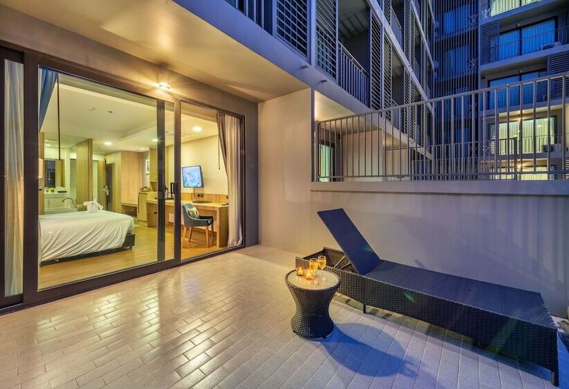 استودیو استاندارد با چشم‌انداز استخر, Plaai Prime Hotel Rayong Sha Extra Plus