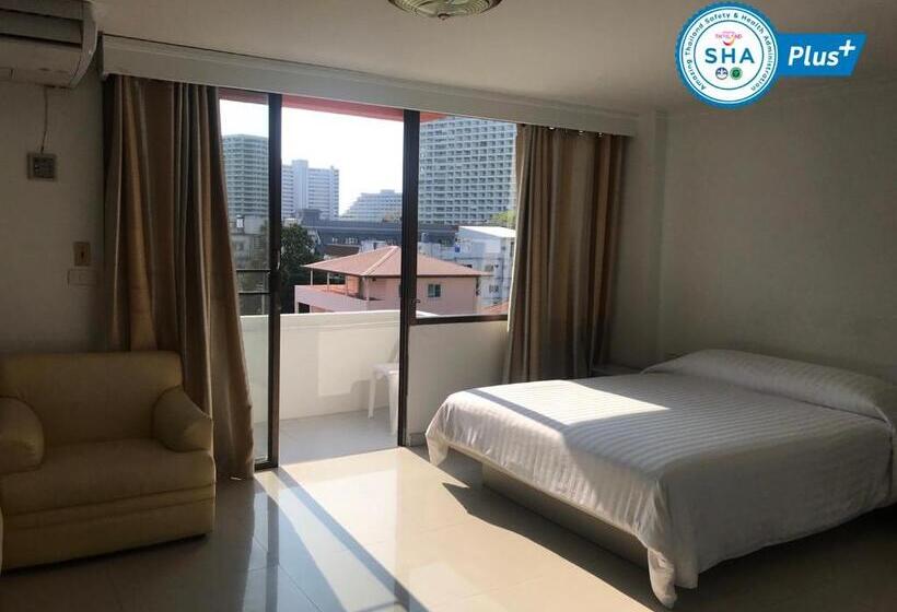 Номер Стандарт с Балконом, Jomtien Longstay Hotel Sha Plus Certified