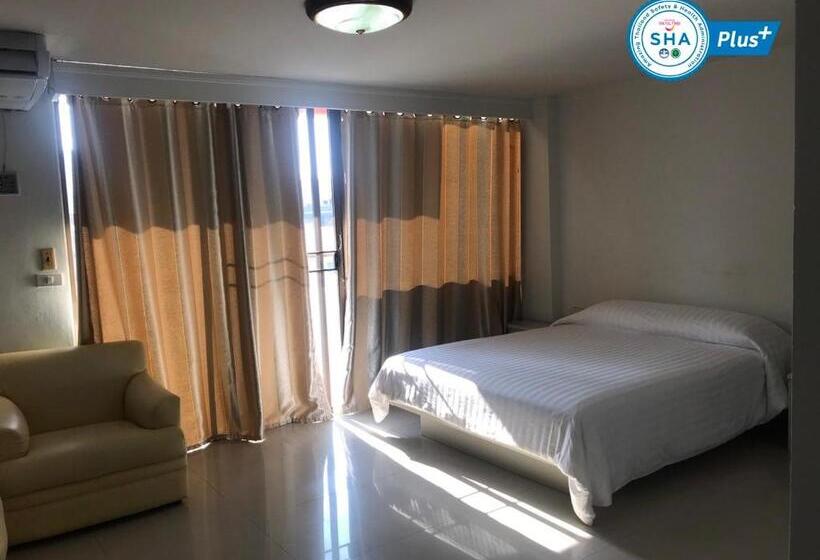 Номер Стандарт Индивидуальный с Балконом, Jomtien Longstay Hotel Sha Plus Certified