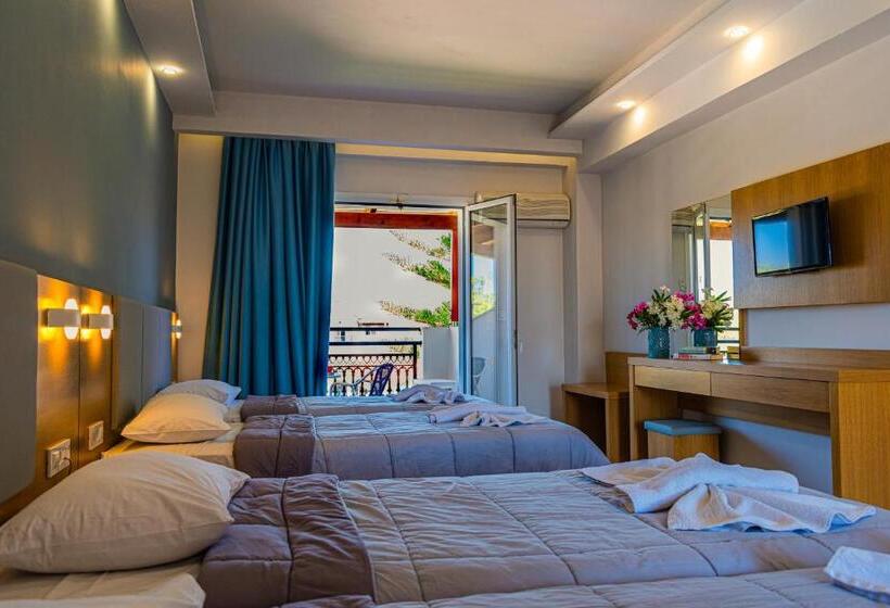 패밀리 룸 가든 전망, Denny S Inn