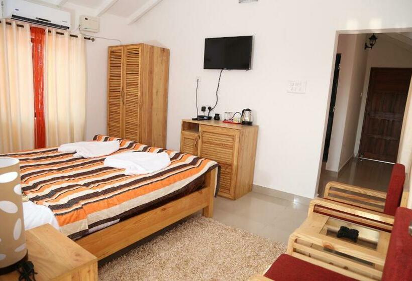 شقة غرفتين نوم مزودة بشُرفة, Villa Baywalk Goa