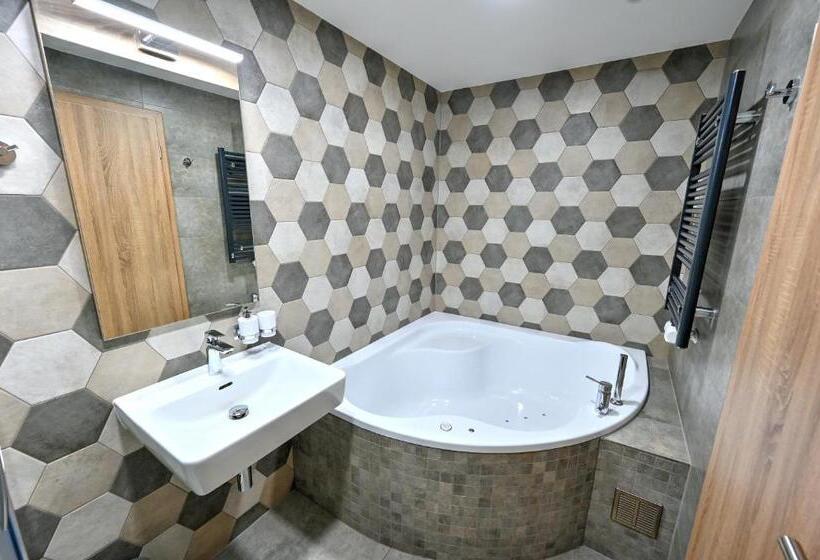 غرفة قياسية مزوَّدة بجاكوزي, Wellness Hotel Fénix