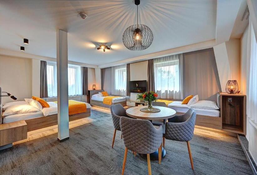 غرفة قياسية رباعية, Wellness Hotel Fénix