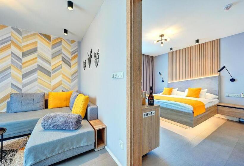 جناح مزود بجاكوزى, Wellness Hotel Fénix