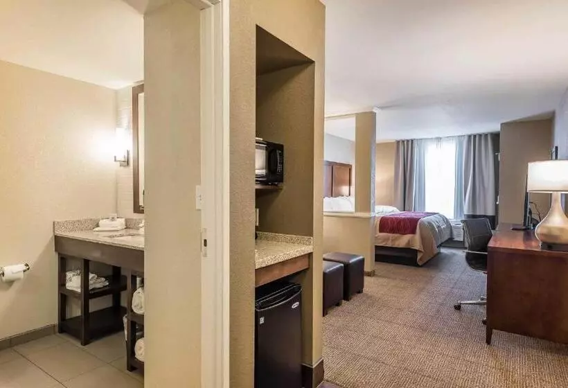 キングサイズベッドのスイートルーム, Comfort Inn & Suites Sidney I 80