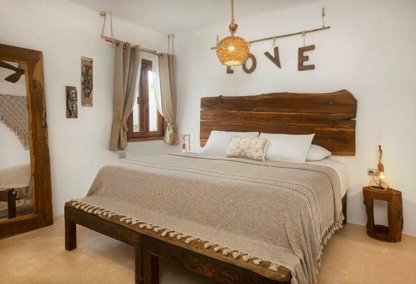 キングサイズベッドのデラックスルーム, El Corazón Boutique Hotel Adults Only With Beach Club S Pass Included