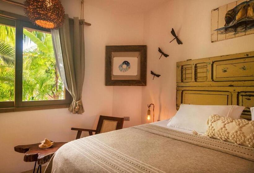 キングサイズベッドのデラックスルーム, El Corazón Boutique Hotel Adults Only With Beach Club S Pass Included