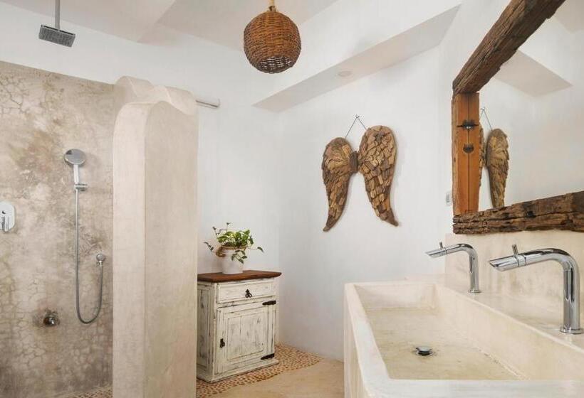 キングサイズベッドのスタンダードルーム, El Corazón Boutique Hotel Adults Only With Beach Club S Pass Included