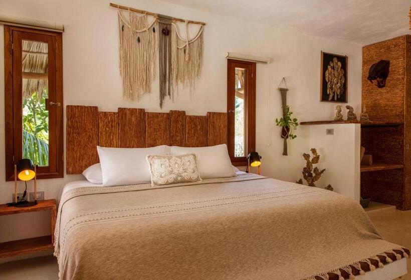 キングサイズベッドのスタンダードルーム, El Corazón Boutique Hotel Adults Only With Beach Club S Pass Included