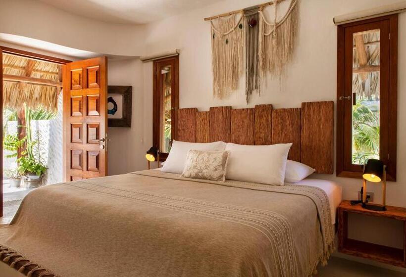 キングサイズベッドのスタンダードルーム, El Corazón Boutique Hotel Adults Only With Beach Club S Pass Included