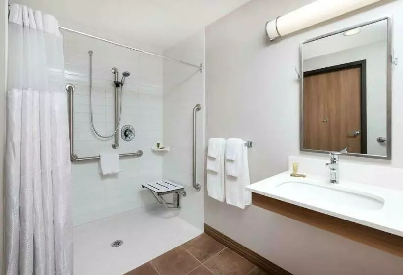 身障者適用スタンダードルーム, Microtel Inn & Suites By Wyndham Sudbury