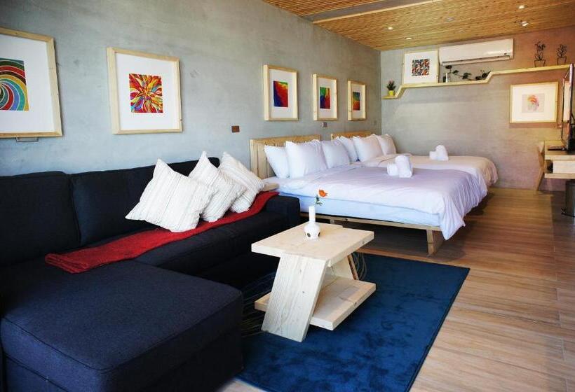 اتاق استاندارد سه نفره, 墾丁船帆石原宿 L 國旅卡特約 L 可包棟民宿