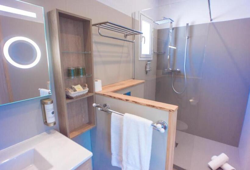 סטודיו סופריור עם נוף לים, Les Flots Bleus