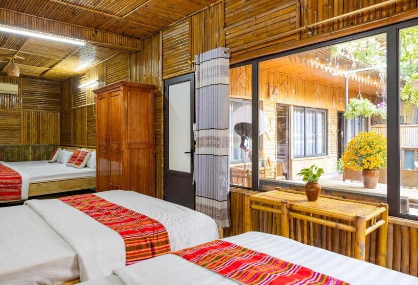 اتاق استاندارد چهار تخته, Mai Chau Nature Lodge Hostel