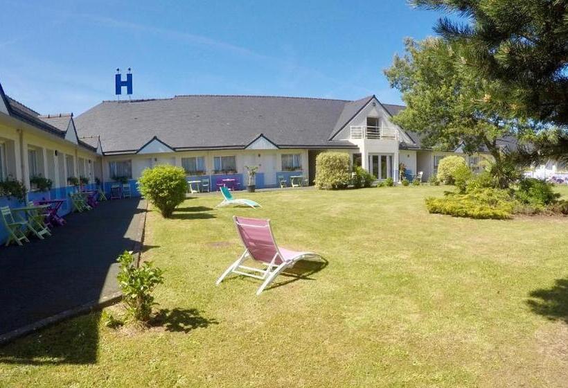 غرفة قياسية ثلاثية مطلة علي الحديقة, Hôtel Heod   Binic   Saint Quay Portrieux