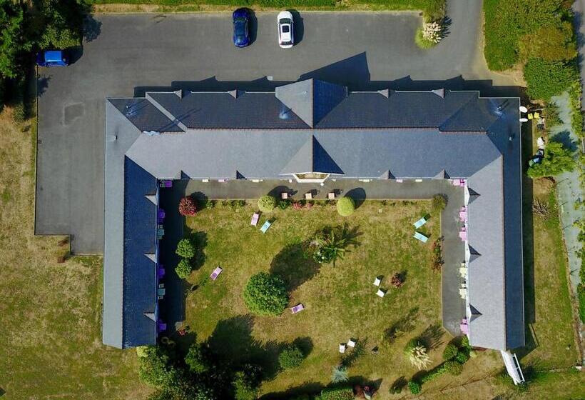 غرفة عائلية مطلّة علي الحديقة, Hôtel Heod   Binic   Saint Quay Portrieux