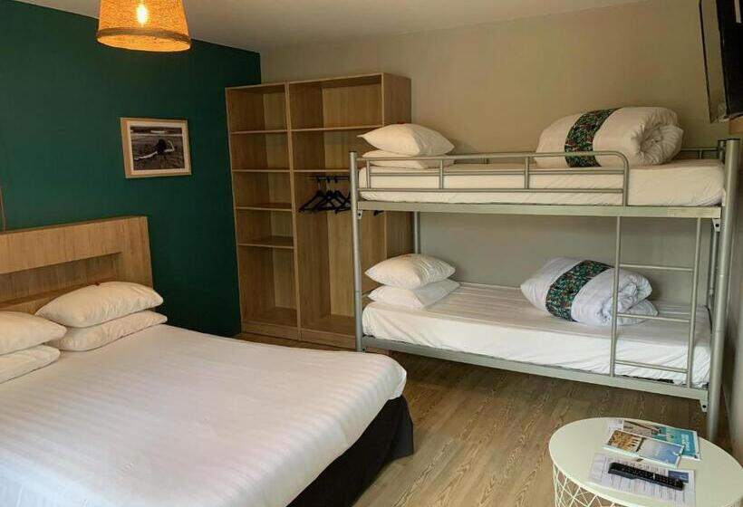 Семейный Номер Вид на Сад, Hôtel Heod   Binic   Saint Quay Portrieux