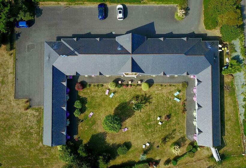 غرفة قياسية مطلّة علي الحديقة, Hôtel Heod   Binic   Saint Quay Portrieux