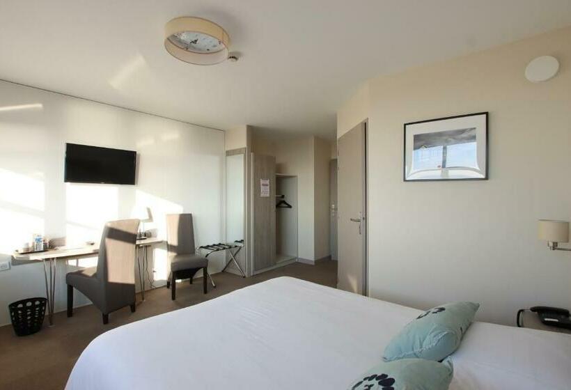 חדר דלוקס נוף לים, Les Galets Bleus